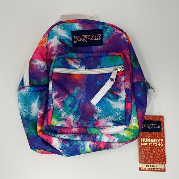 jansport tie dye lunch bag